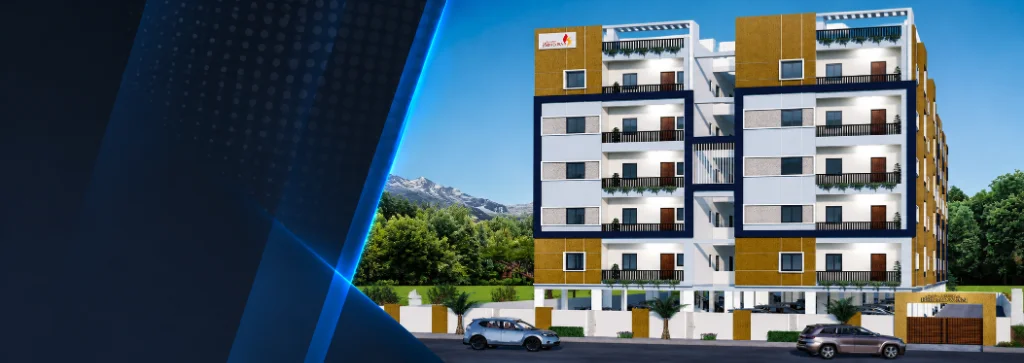 Elevation render of a Leonard residential block.